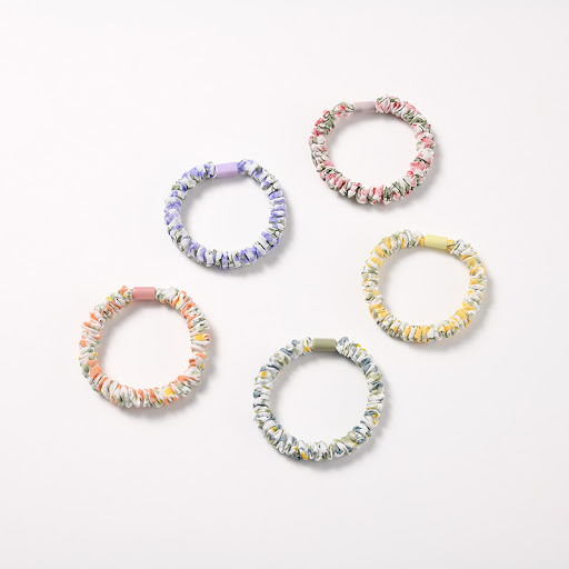 Title 2, Korean Floral Childrens Cute Hair String, Rubb...