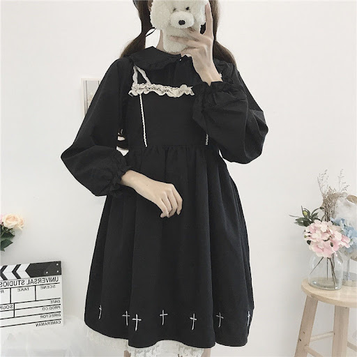 Title 18, New Japanese Soft Girl Doll Collar Lantern Long...