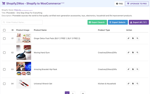 Shopify2Woo - Shopify to WooCommerce