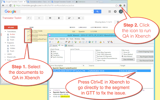 ApSIC Xbench Extension for Polyglot