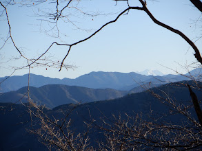 右奥に木曽御嶽山