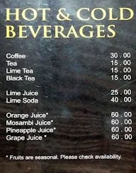 Frys Restaurant menu 3