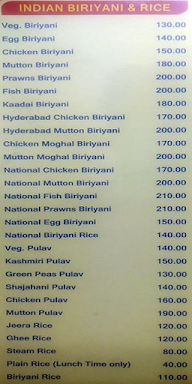 Hotel National menu 8