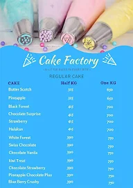 Cake Factory menu 1