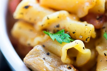 One Skillet Pork Pasta