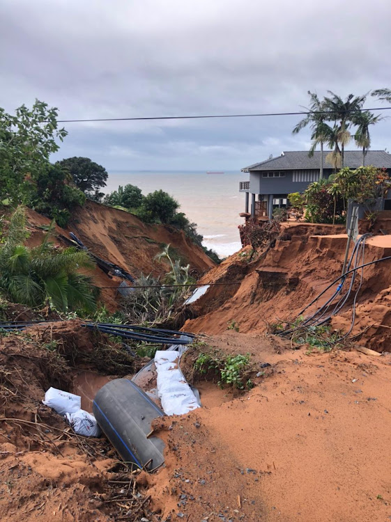 Undeground water, telecommunications and electricity infrastructure damaged in uMdloti.