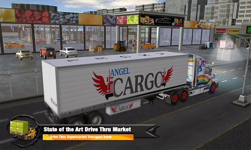 Supermarket Cargo Transport Truck Driving Sim 2019 screenshots 4