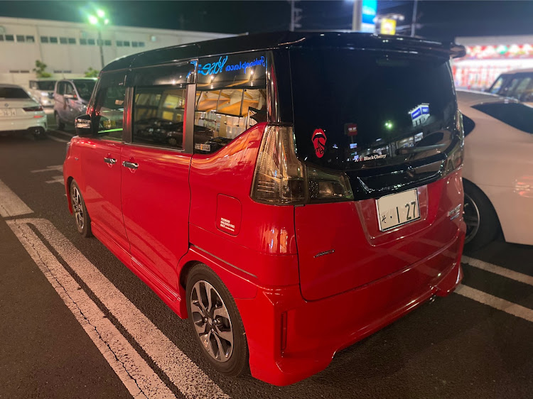 ソリオのスモークテール・Acid Black Cherryに関するカスタム事例の投稿画像1枚目