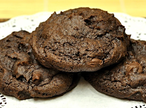 Double Chocolate Chunk Cookies