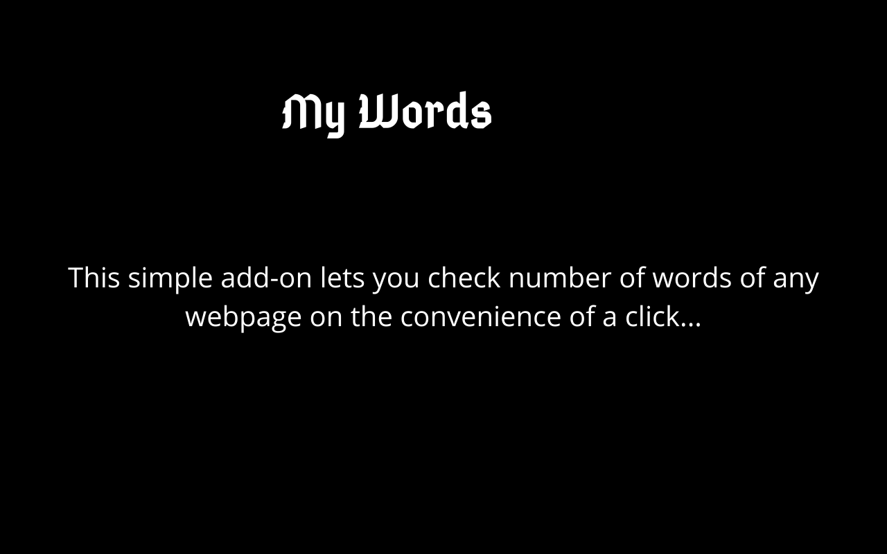 My Words Preview image 1