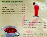 Sharveen Executive menu 6