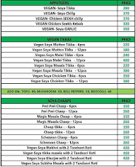 Vegan Kafe menu 3