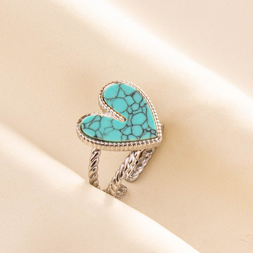Title 3, Stainless Steel Ring Titanium Geometric Female,...