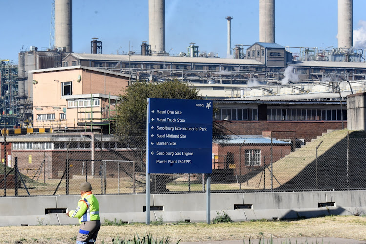 Sasol said the Transnet strike has affected the movement of raw materials and products between its plants and ports. File photo.