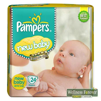 PAMP DIAP NEW BABY S 24PC