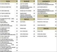 Delicious Pizza menu 2