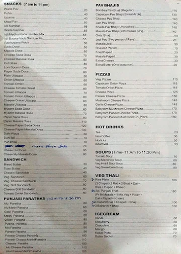 Yashwant Pure Veg menu 