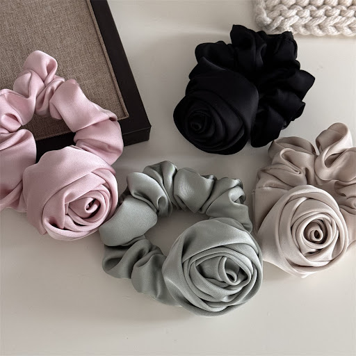 Title 10, Vintage Satin Headband Hair Ring, New Hair Acce...