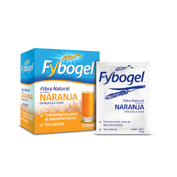 Fibra Fybogel Naranja RB Health Caja x 10 Sobres  