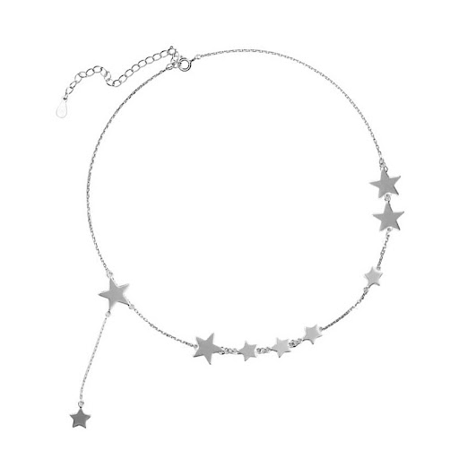 Title 5, Star necklace female short clavicle necklace