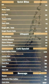 The Madras Cafe by Kumars menu 4