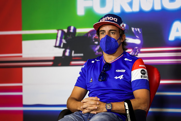 Alonso fractured his jaw in a collision with a car while cycling on a road near his home in Switzerland in February.