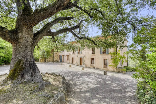 Vineyard with pool and outbuildings