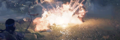 Effects of Exploding Arrows in Ghost of Tsushima