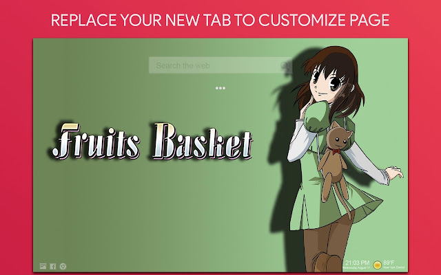 Fruits Basket Wallpaper HD Custom New Tab