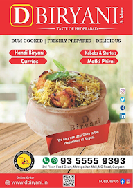 D Biryani menu 1