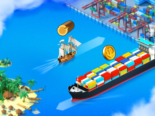 Télécharger Gratuit Sea Port: Jeu de Simulation D'Empire Maritime APK MOD (Astuce) 4