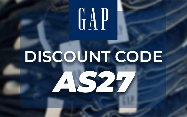 Gap promo code 2023 (AS27)