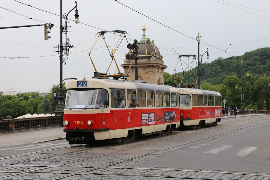 Praga, tramwaj 22, Tramwajem po Pradze