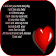 Romantic love messages images icon