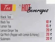 A Plus Tea menu 1