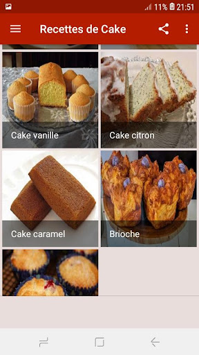 Recettes de Cake