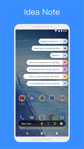 Screenshot Idea Note-Floating Voice Note