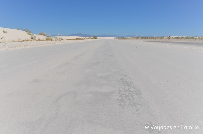 white sands