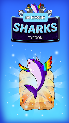 Merge Shark - Kawaii Idle Evolution Clicker Game screenshots 1