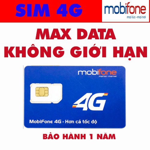 [Sim Mobifone Vpb51] Sim 4G Mobifone Trọn Gói 1 Năm Không Giới Hạn Dung Lượng Tốc Độ Cao