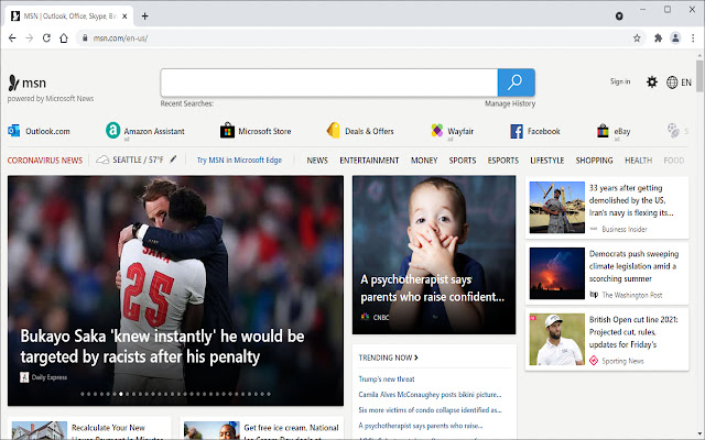 MSN Homepage, Bing Search & News Preview image 1