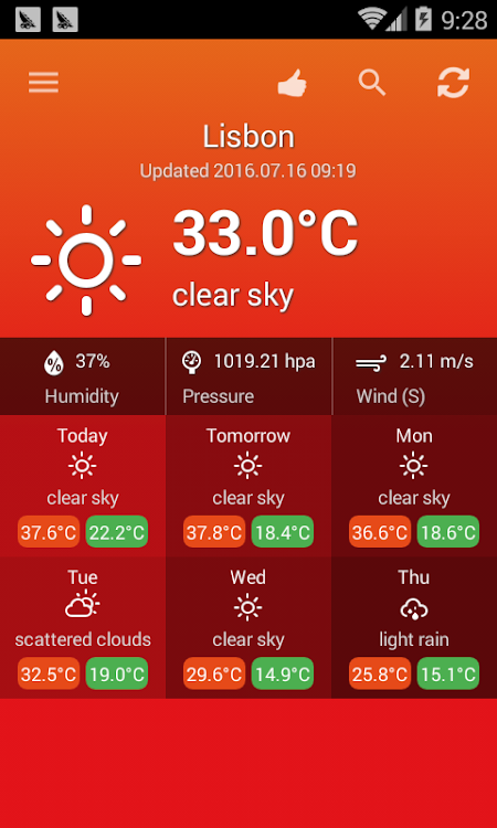 Weather Portugal - 1.0.2 - (Android)