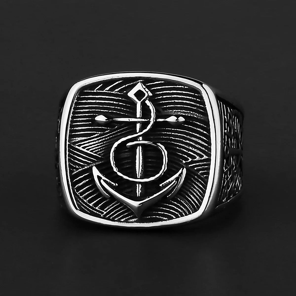 Title 5, Scandinavische Viking Boot Anker Ring van Titan...