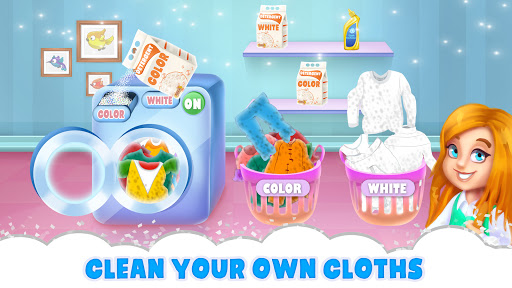 Screenshot Laundry Rush Washing Shop Game