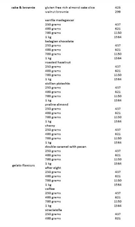 Creamchoc Ice Creams menu 3