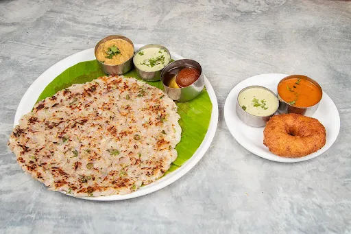 Onion Dosa Combo [1 Onion Dosa + 1 Vada + 1 Rava Idly]