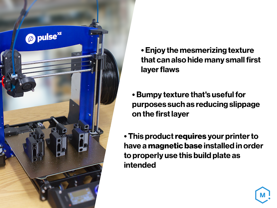 LayerLock Powder Coated PEI Build Plate for LulzBot TAZ 6