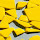 Yellow Shards HD Wallpapers Background Theme