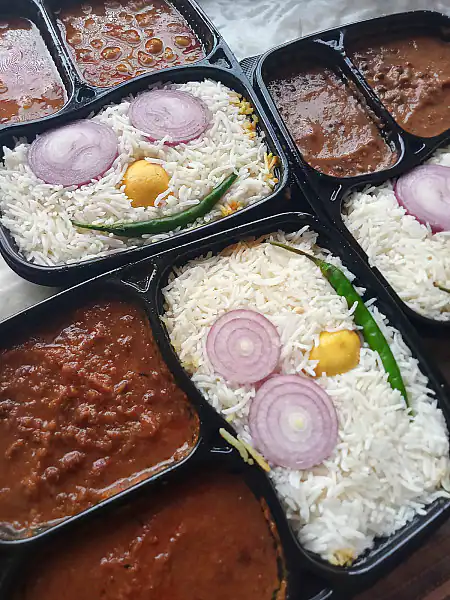 Rajma Chawal + Dal Makhani Chawal + Chole Chawal + (free 6 Chapati)