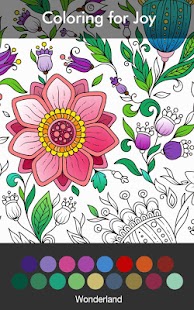 Coloring Book Enchanted Forest Screenshot